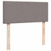 Pat box spring cu saltea, gri taupe, 120x200 cm, textil - WALTI WALTI