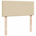 Pat box spring cu saltea, crem, 120x200 cm, textil - WALTI WALTI