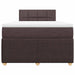 Pat box spring cu saltea, maro închis, 120x200 cm, textil - WALTI WALTI