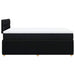 Pat box spring cu saltea, negru, 120x200 cm, textil - WALTI WALTI