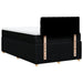 Pat box spring cu saltea, negru, 120x200 cm, textil - WALTI WALTI