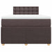 Pat box spring cu saltea, maro închis, 120x200 cm, textil - WALTI WALTI