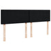 Pat box spring cu saltea, negru, 140x190 cm, textil - WALTI WALTI