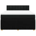 Pat box spring cu saltea, negru, 140x190 cm, textil - WALTI WALTI