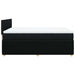 Pat box spring cu saltea, negru, 140x190 cm, textil - WALTI WALTI