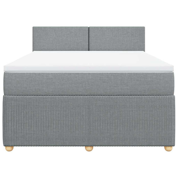 Pat continental, gri deschis, 140x200 cm, material textil - WALTI WALTI