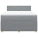 Pat continental, gri deschis, 140x200 cm, material textil - WALTI WALTI