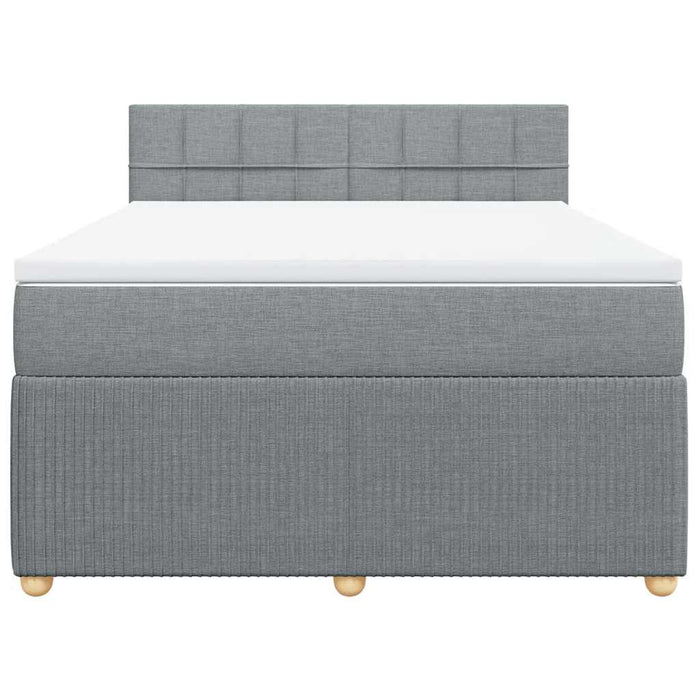Pat continental, gri deschis, 140x200 cm, material textil - WALTI WALTI
