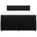 Pat box spring cu saltea, negru, 140x200 cm, textil - WALTI WALTI