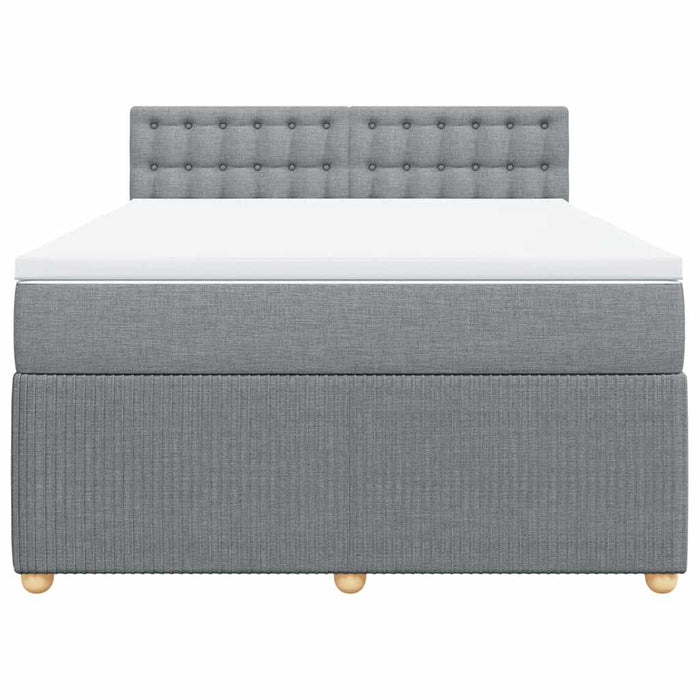 Pat continental, gri deschis, 140x200 cm, material textil - WALTI WALTI