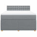 Pat continental, gri deschis, 140x200 cm, material textil - WALTI WALTI