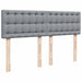 Pat continental, gri deschis, 140x200 cm, material textil - WALTI WALTI