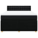 Pat box spring cu saltea, negru, 140x200 cm, textil - WALTI WALTI