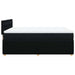 Pat box spring cu saltea, negru, 140x200 cm, textil - WALTI WALTI