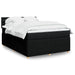 Pat box spring cu saltea, negru, 140x200 cm, textil - WALTI WALTI