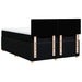 Pat box spring cu saltea, negru, 160x200 cm, textil - WALTI WALTI