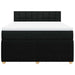 Pat box spring cu saltea, negru, 160x200 cm, textil - WALTI WALTI
