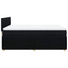 Pat box spring cu saltea, negru, 160x200 cm, textil - WALTI WALTI