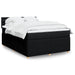 Pat box spring cu saltea, negru, 160x200 cm, textil - WALTI WALTI