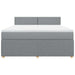 Pat continental, gri deschis, 180x200 cm, material textil - WALTI WALTI