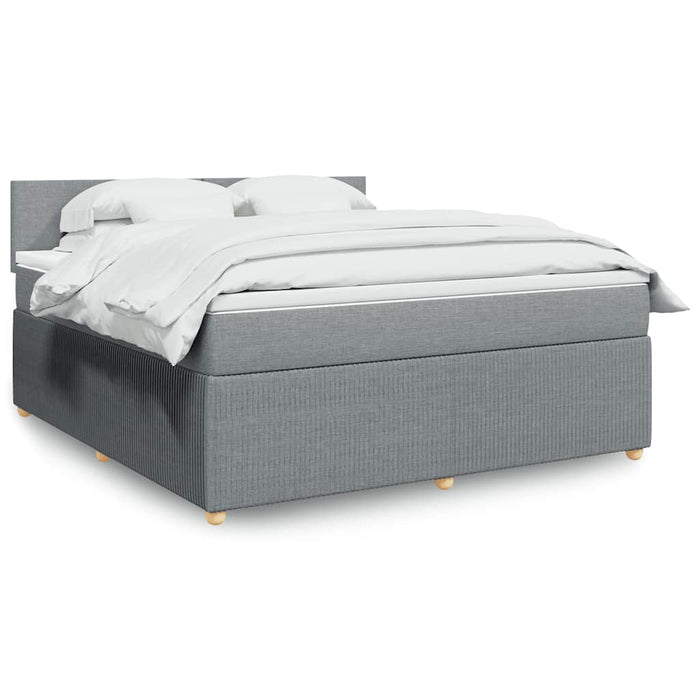 Pat continental, gri deschis, 180x200 cm, material textil - WALTI WALTI