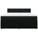 Pat box spring cu saltea, negru, 180x200 cm, catifea - WALTI WALTI
