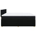 Pat box spring cu saltea, negru, 180x200 cm, catifea - WALTI WALTI