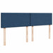 Pat box spring cu saltea, albastru, 180x200 cm, material textil - WALTI WALTI