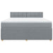 Pat continental, gri deschis, 180x200 cm, material textil - WALTI WALTI