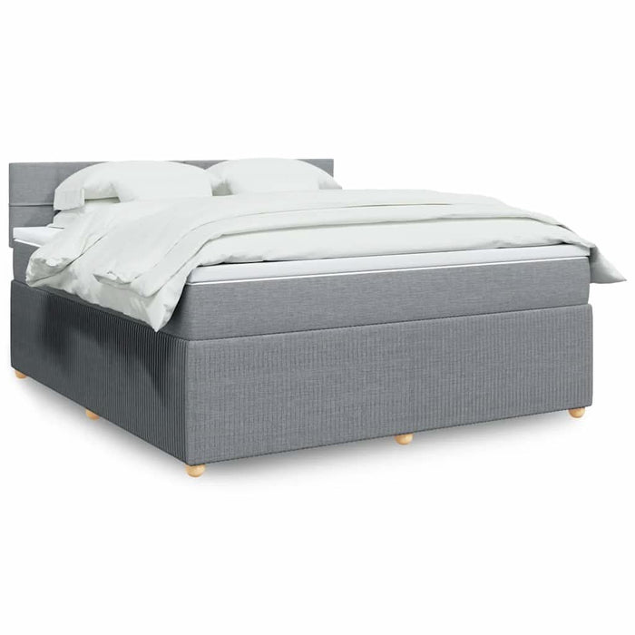 Pat continental, gri deschis, 180x200 cm, material textil - WALTI WALTI