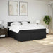 Pat box spring cu saltea, negru, 180x200 cm, catifea - WALTI WALTI
