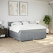 Pat continental, gri deschis, 180x200 cm, material textil - WALTI WALTI