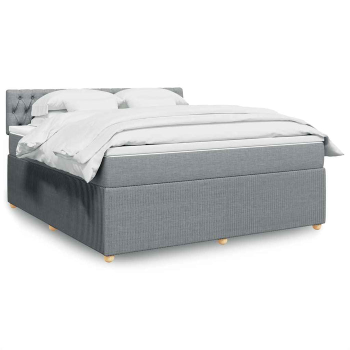 Pat continental, gri deschis, 180x200 cm, material textil - WALTI WALTI