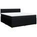 Pat box spring cu saltea, negru, 180x200 cm, catifea - WALTI WALTI