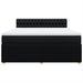Pat box spring cu saltea, negru, 180x200 cm, catifea - WALTI WALTI
