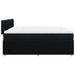 Pat box spring cu saltea, negru, 180x200 cm, catifea - WALTI WALTI