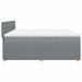 Pat continental, gri deschis, 180x200 cm, material textil - WALTI WALTI