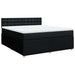 Pat box spring cu saltea, negru, 180x200 cm, catifea - WALTI WALTI
