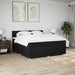 Pat box spring cu saltea, negru, 180x200 cm, catifea - WALTI WALTI