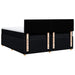 Pat box spring cu saltea, negru, 180x200 cm, catifea - WALTI WALTI