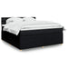 Pat box spring cu saltea, negru, 180x200 cm, catifea - WALTI WALTI