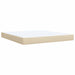 Pat continental cu saltea, crem, 180x200 cm, textil - WALTI WALTI