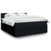 Pat box spring cu saltea, negru, 200x200 cm, textil - WALTI WALTI