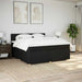 Pat box spring cu saltea, negru, 200x200 cm, textil - WALTI WALTI
