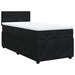 Pat box spring cu saltea, negru, 80x200 cm, catifea - WALTI WALTI