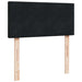 Pat box spring cu saltea, negru, 80x200 cm, catifea - WALTI WALTI