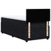 Pat box spring cu saltea, negru, 80x200 cm, catifea - WALTI WALTI