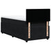 Pat box spring cu saltea, negru, 80x200 cm, catifea - WALTI WALTI