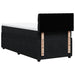 Pat box spring cu saltea, negru, 80x200 cm, catifea - WALTI WALTI