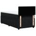 Pat box spring cu saltea, negru, 80x200 cm, catifea - WALTI WALTI